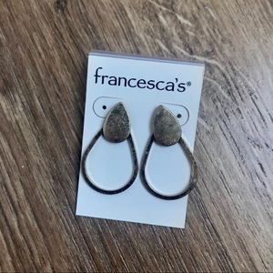 Francesca’s Gold Post Earrings